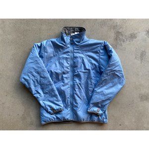 THE NORTH FACE Women's Off White Light Puffer Poly Full Zip Jacket Size L